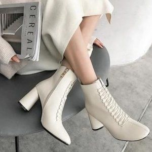 Zara leather boots size 6.5